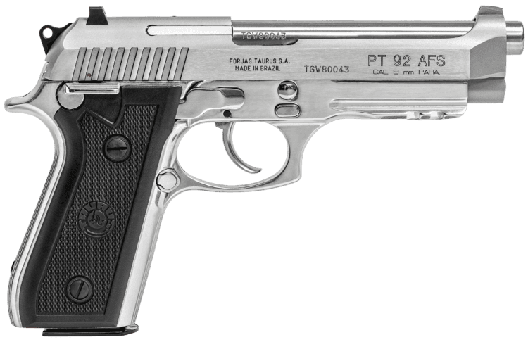 PISTOLA TAURUS PT 92 INOX – CALIBRE 9MM – 18 TIROS